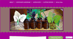 Desktop Screenshot of containercrazyct.com